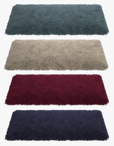 3d model fluffy rugs