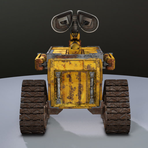 free rigged walle 3d model
