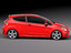 3d model fiesta 2013 hatchback 3door