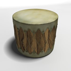 3d model indian drums