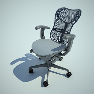 mirra task chair 3d model