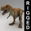3d 3ds rigged tyrannosaurus rex