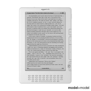 free amazon kindle books 3d model