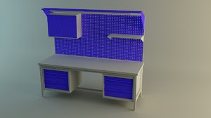 table work 3d 3ds