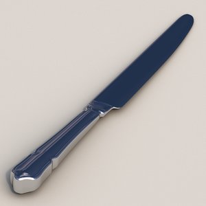 3d model table knife