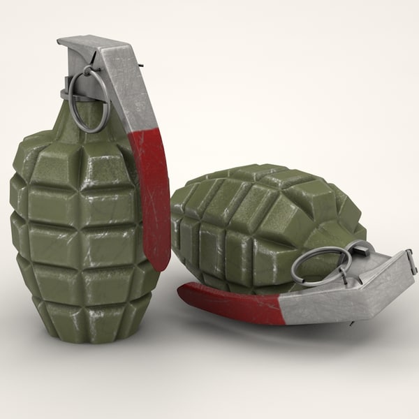 mk2 grenade mk 2 c4d
