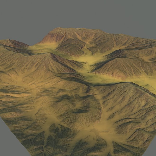 3ds max mountain terrain