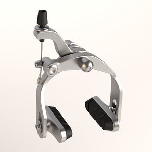 3d realistic bicycle brake model