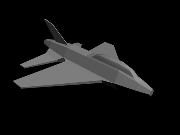 喷气式飞机3d模型