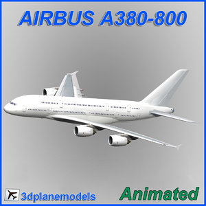 3d dxf airbus a380-800
