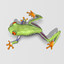 3d red-eyed tree frog model