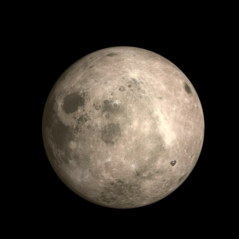 free moon 3d model