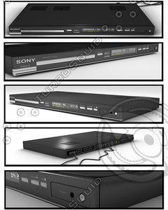 3d model sony dvd player