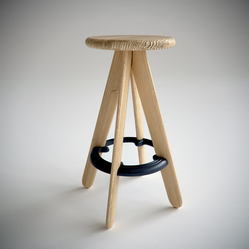 Slab Bar Stool 2 By Tom Dixon