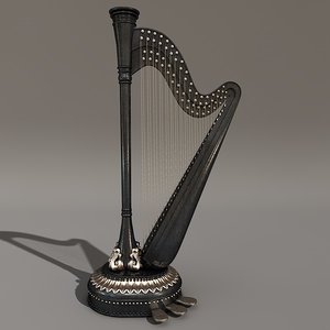 c4d harp