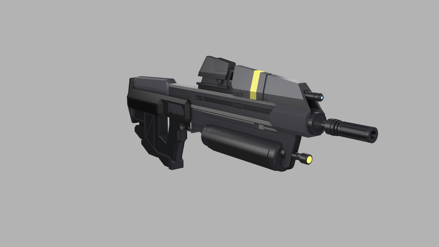3d halo reach ma-37 assault rifle