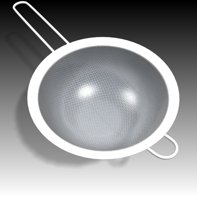 kitchen sieve 3d max