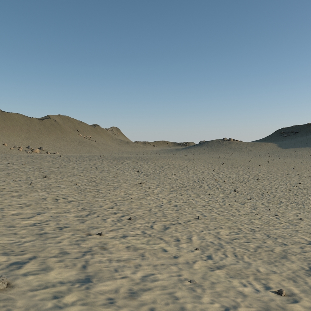 sand desert terrain 3d max