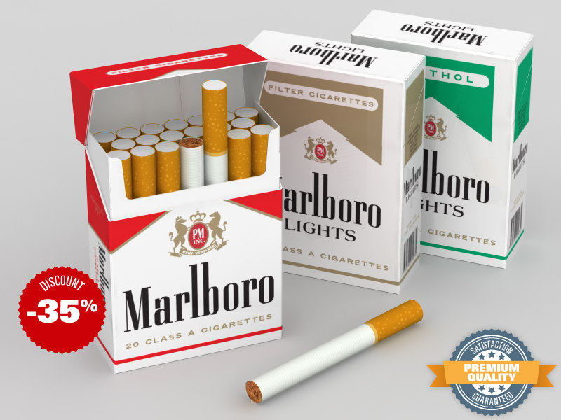 3ds marlboro cigarette pack