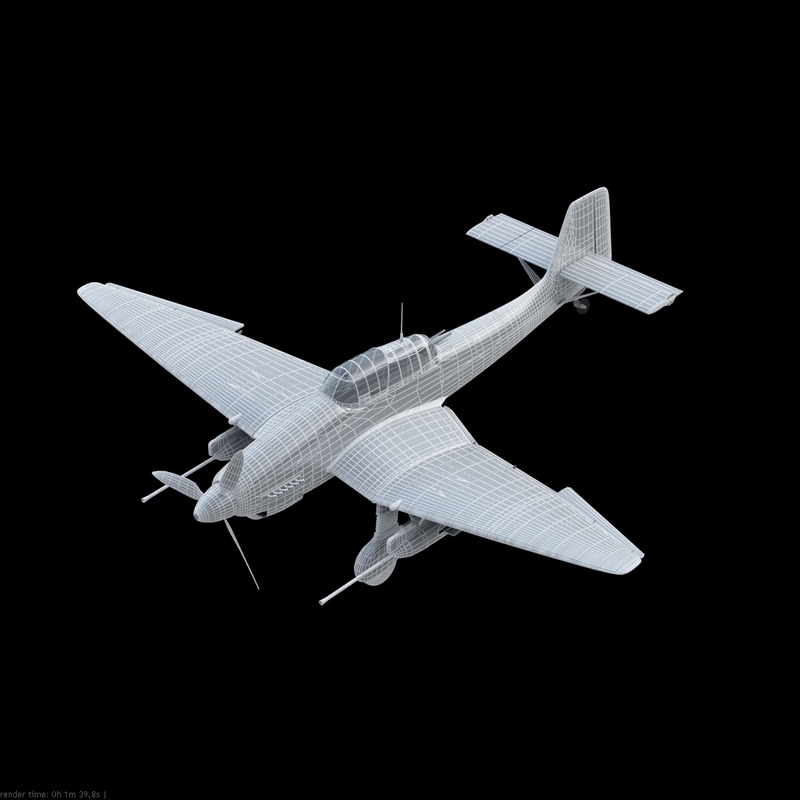 junkers ju stuka 3d model
