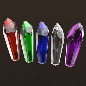 crystal mineral geode 3d model