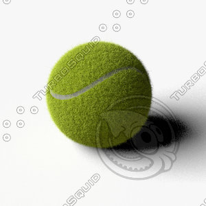 3d tennis ball model