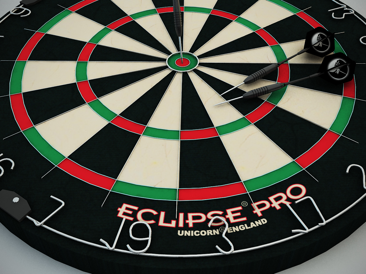 3d model unicorn eclipse pro dartboard