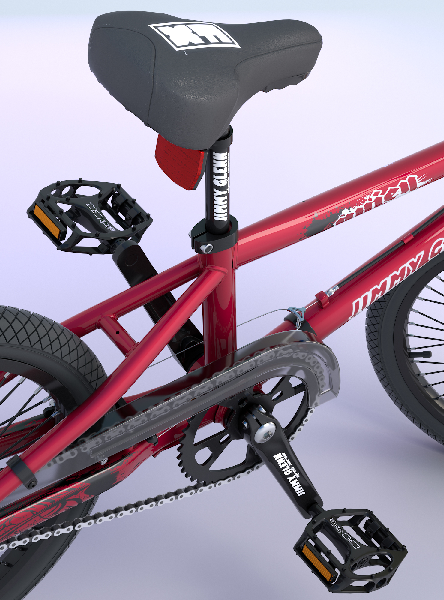 bmx bike decals rigged 3d max