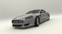 aston martin db9 3d model