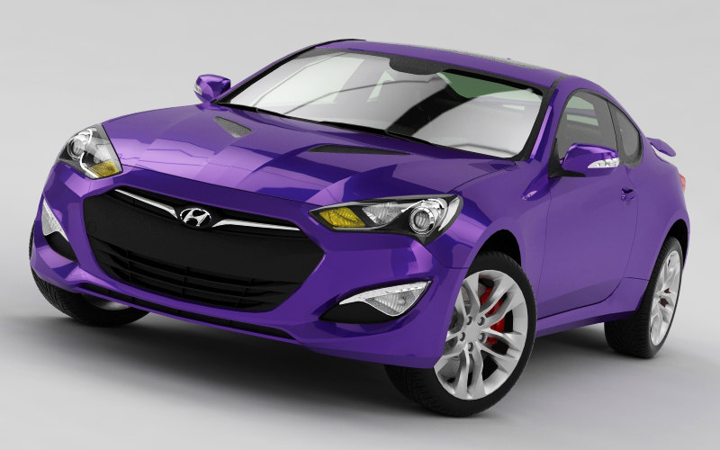 Hyundai Genesis Coupe 2013 3d Max