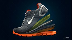 nike shoes 3d model
