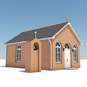 chapel 3d model