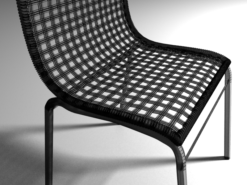 straw chair ikea 3d max