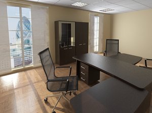 interior office 3d model