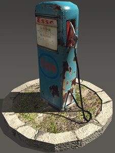 old gas station 3ds