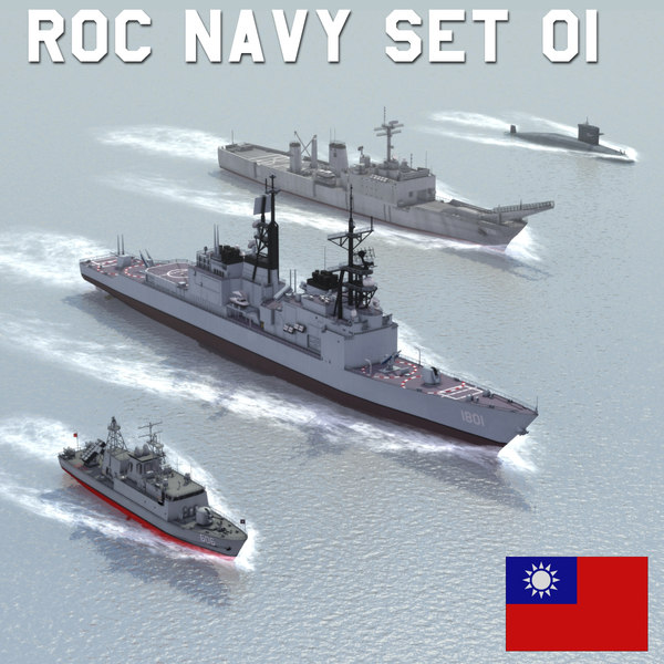 Frigate cheng kung rocs 3D model TurboSquid 1158885