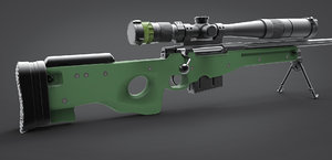 modern sniper rifles obj