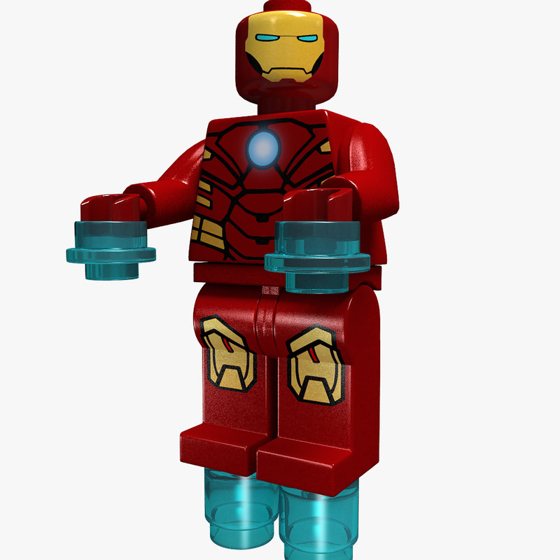 lego character 3d max