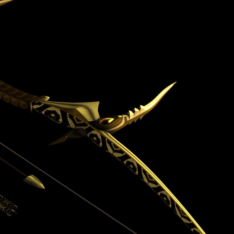 3d bow arrow model