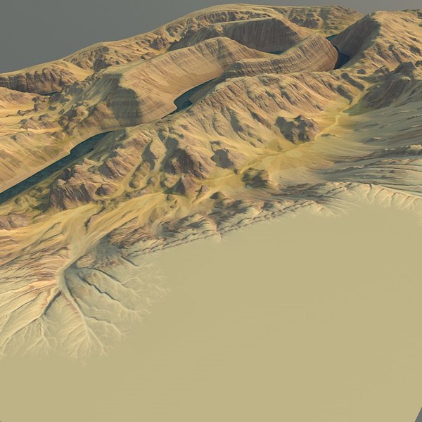 3d mountain maps terrain