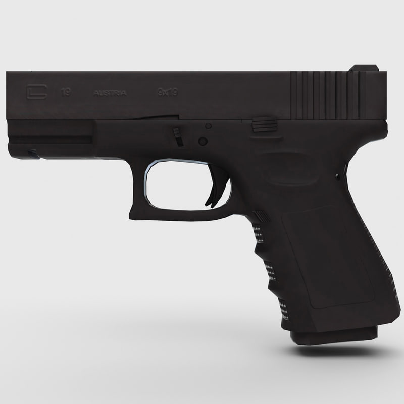 Lightwave Glock 19 Low-poly