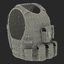 military bulletproof vest 3d lwo