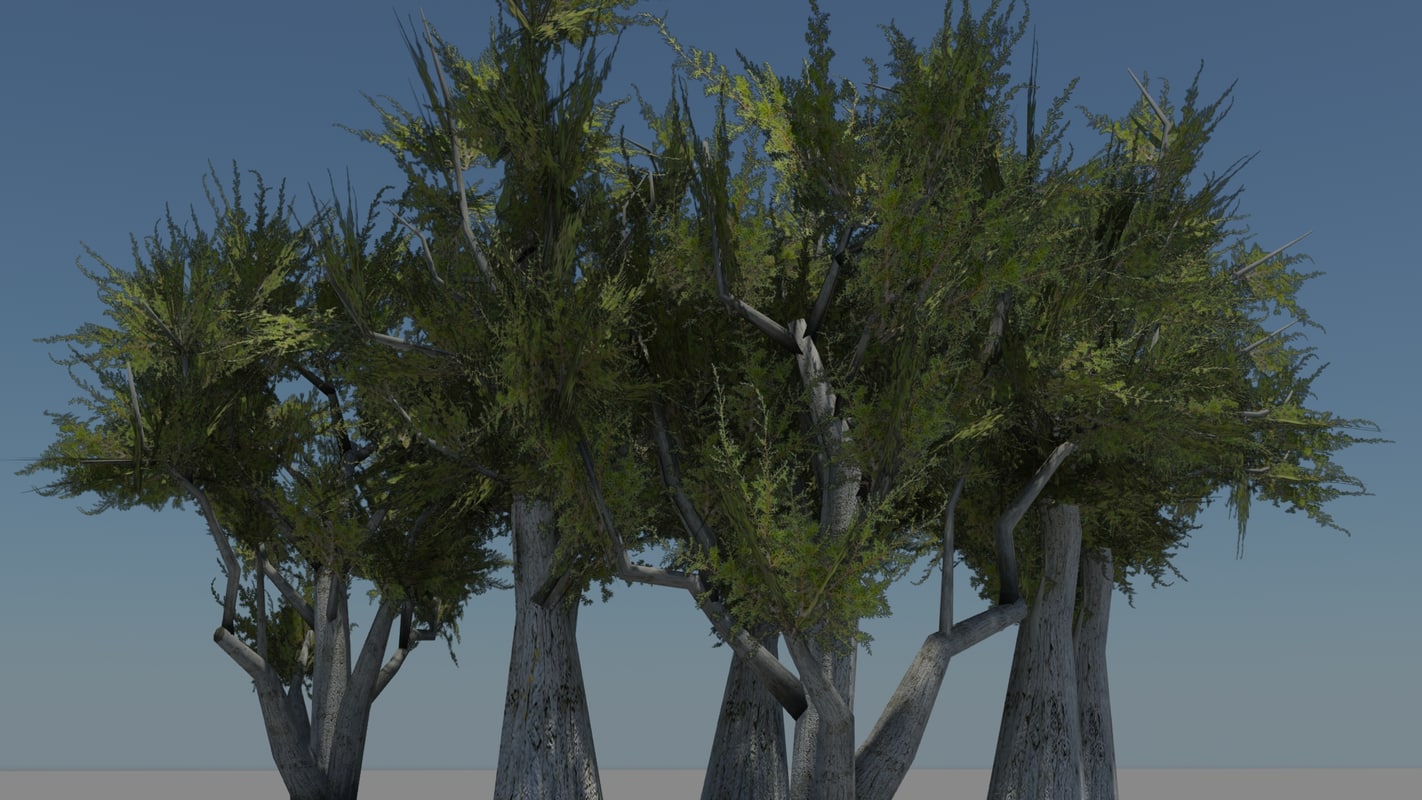 树(低聚)3d模型