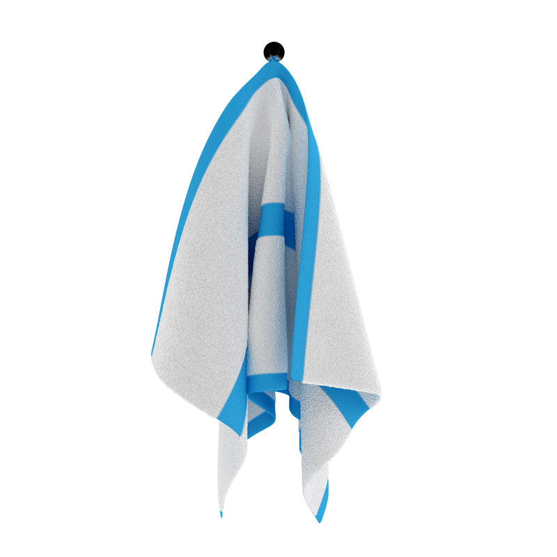 3d hanging towel model 3d hanging towel model
