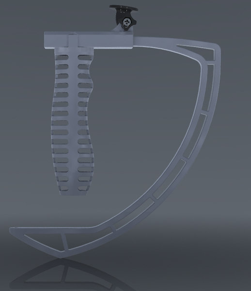 3d model of gopro balance wand