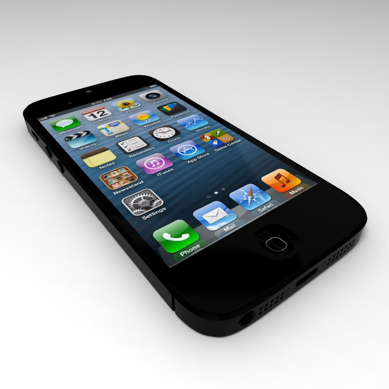 iphone phone 3d model