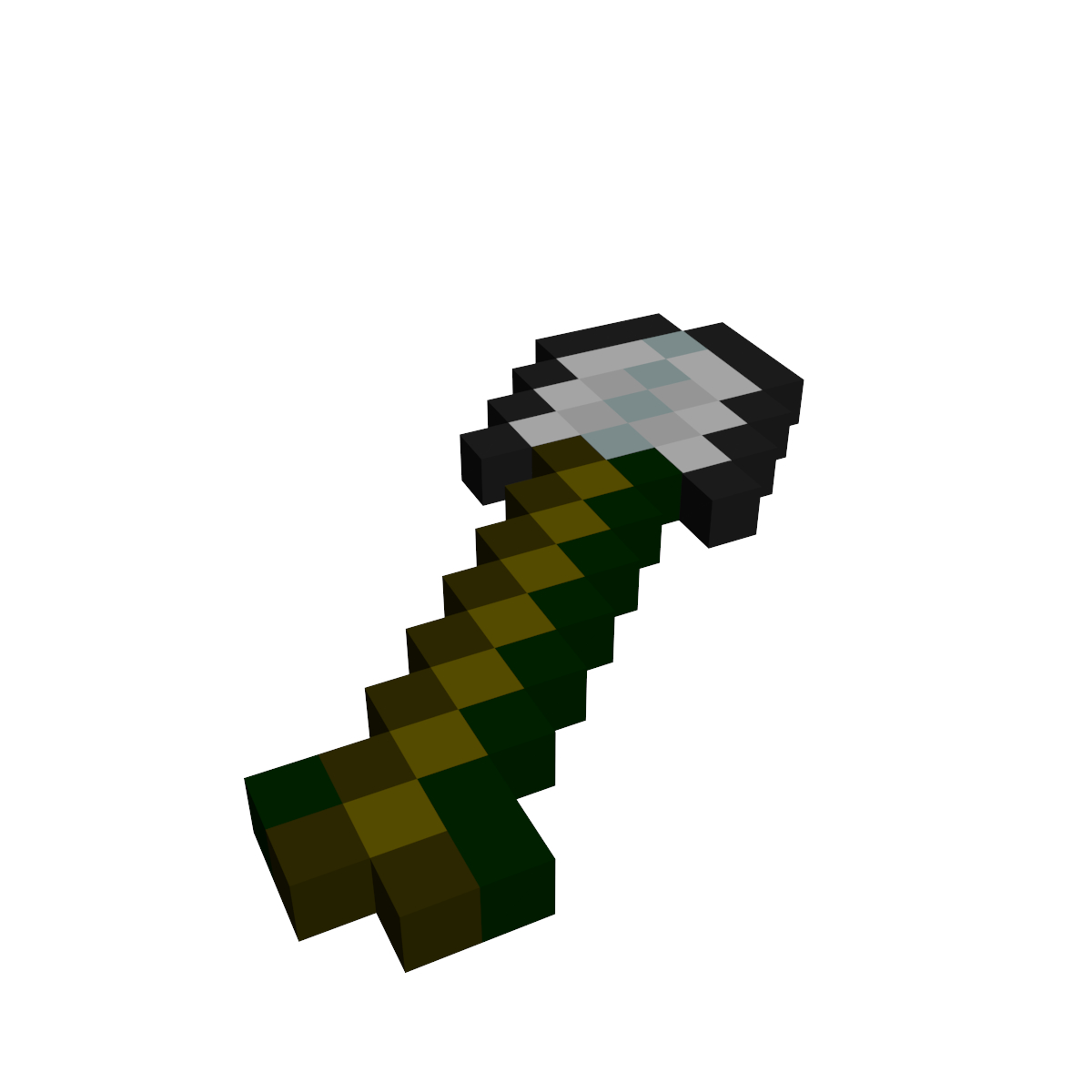 3d shovel minecraft model