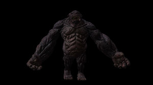 3d model creature monster