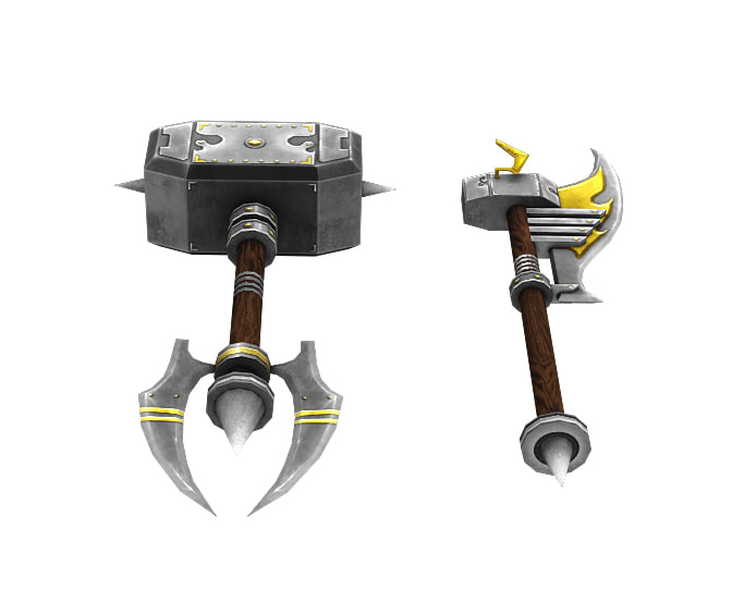 melee weapons 3ds