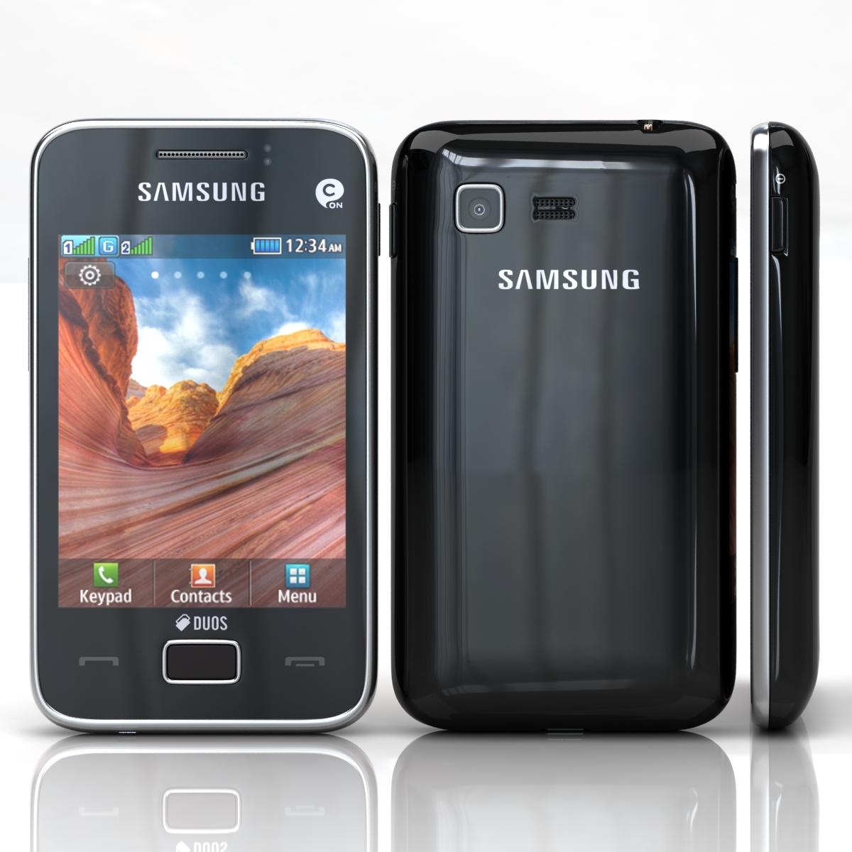 3d model of samsung star 3 duos